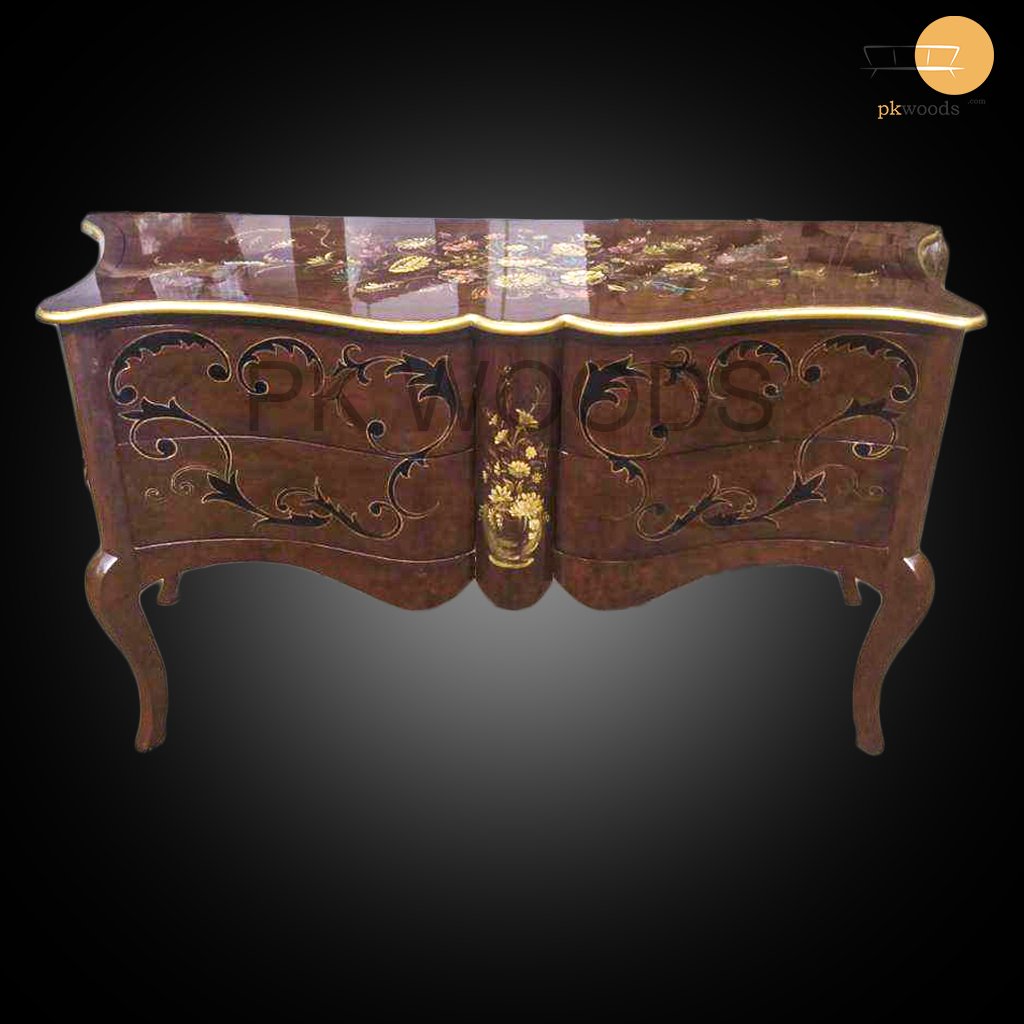 High Gloss Chester with Antique Finishing