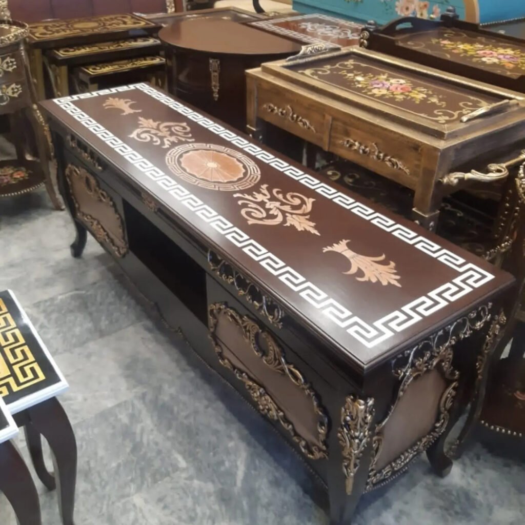 Led Console Hand Painted