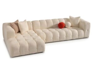 SNOWDRIFT – Luxe Contemporary Bubble Sofa in Elegant L-Shape