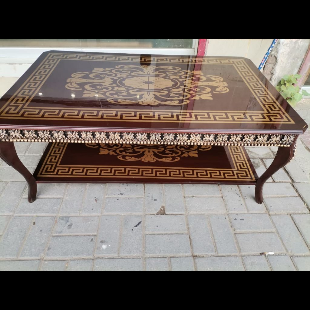 Rectangular Brown Versace Luxury Center Table